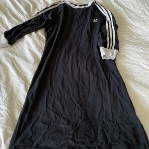 adidas 3 stripe cotton dress